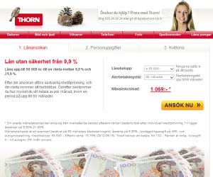 thorn lån krav